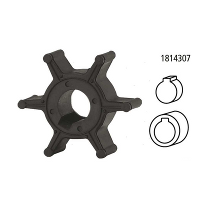 Girante in gomma di ricambio per pompa acqua motori fuoribordo Parsun 4 tempi.