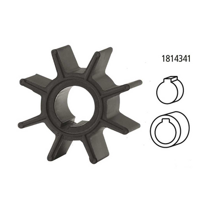 Girante di raffreddamento compatibile per motori fuoribordo Tohatsu 2 tempi e 4 tempi e motori TLDI.