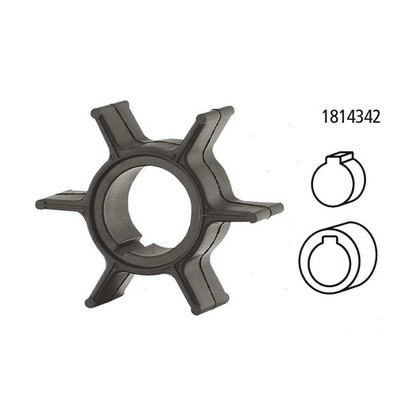 Girante di raffreddamento compatibile per motori fuoribordo Tohatsu 2 tempi e 4 tempi e motori TLDI.
