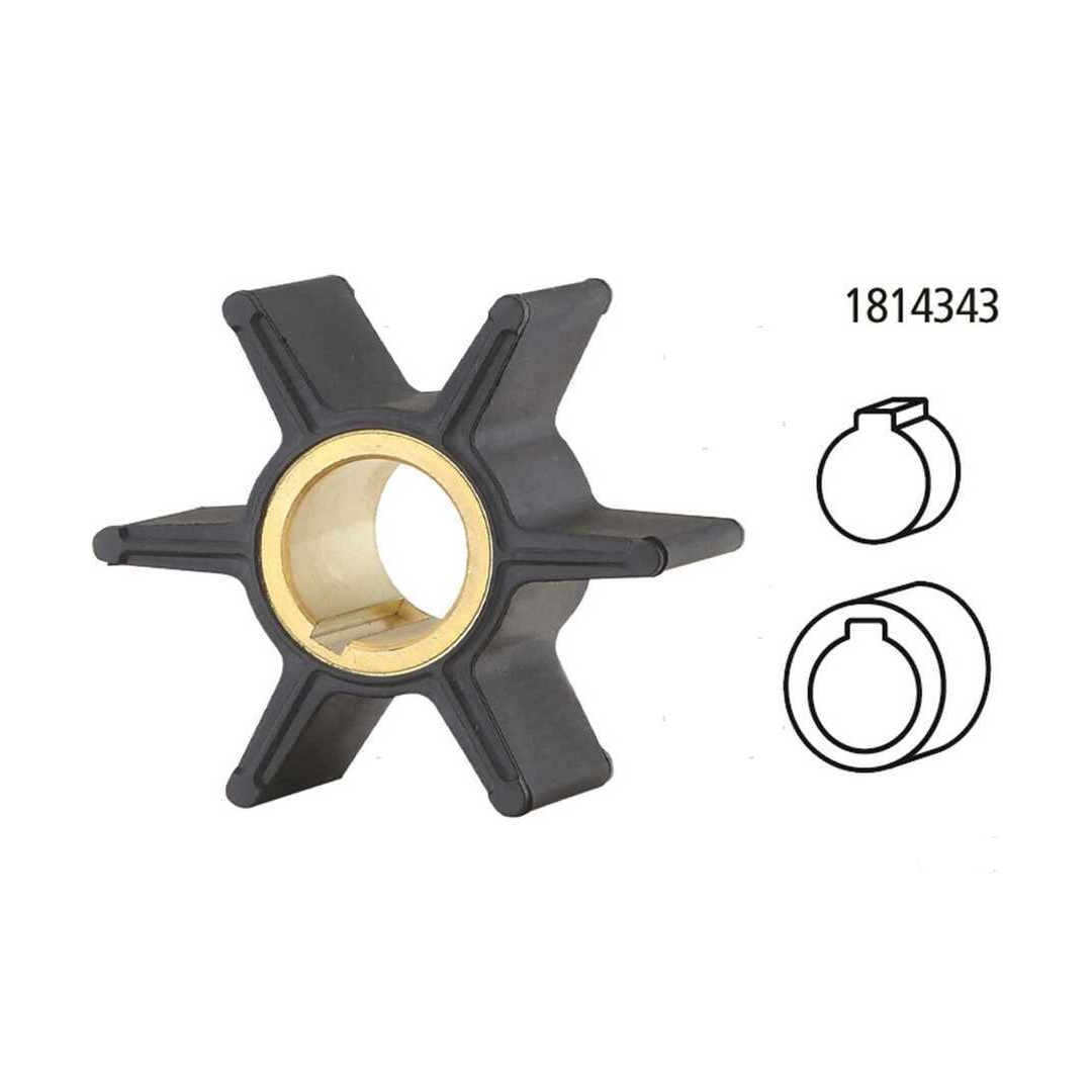 Girante di raffreddamento compatibile per motori fuoribordo Tohatsu 2 tempi e 4 tempi e motori TLDI.