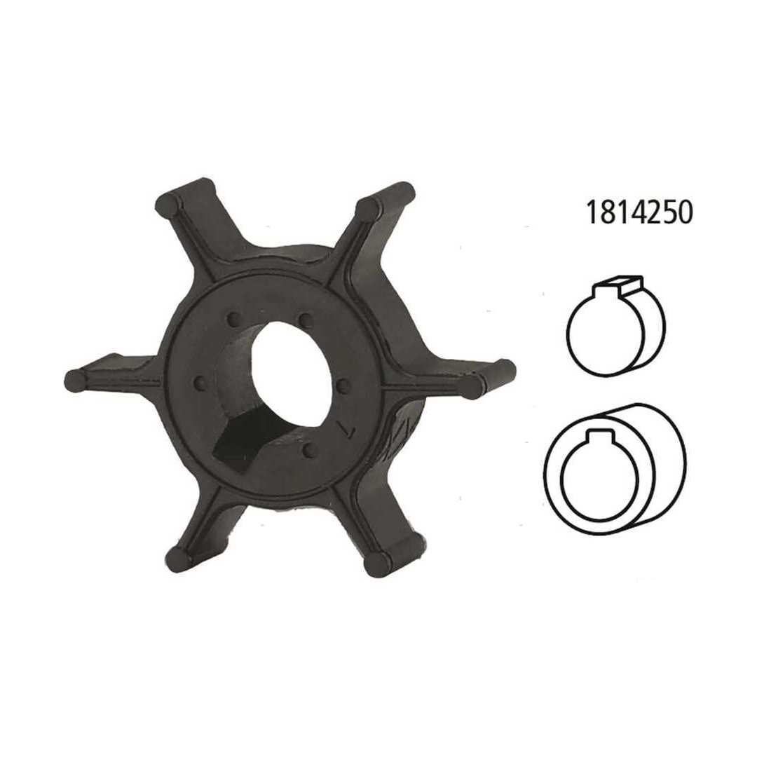 Girante di raffreddamento pompa acqua compatibile per motori fuoribordo Yamaha 2 tempi e 4 tempi.