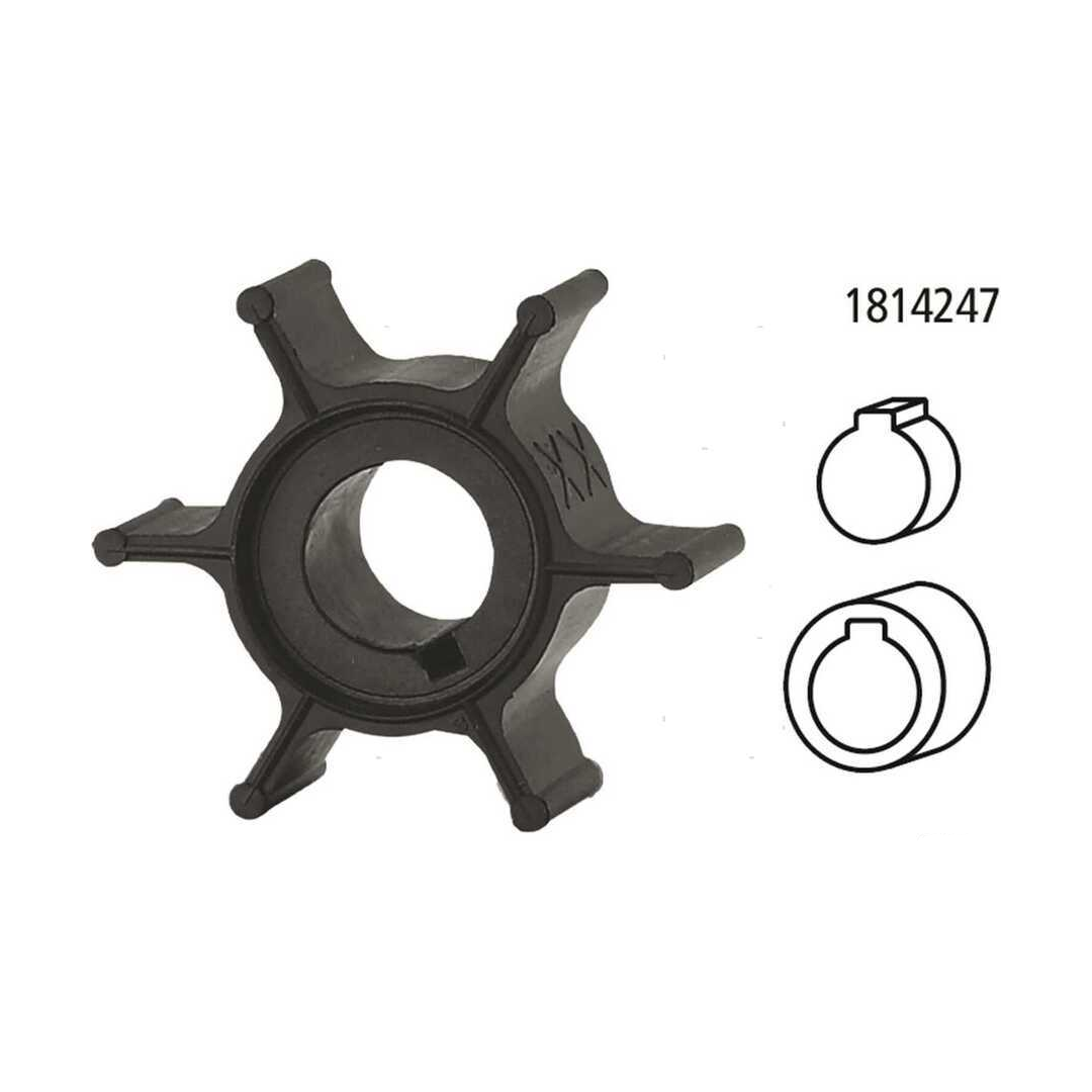 Girante di raffreddamento pompa acqua compatibile per motori fuoribordo Yamaha 2 tempi e 4 tempi.