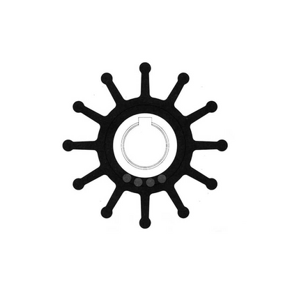Girante originale SPX Johnson Pump di raffreddamento per motori marini Volvo Penta benzina ed entrofuoribordo serie AQ.