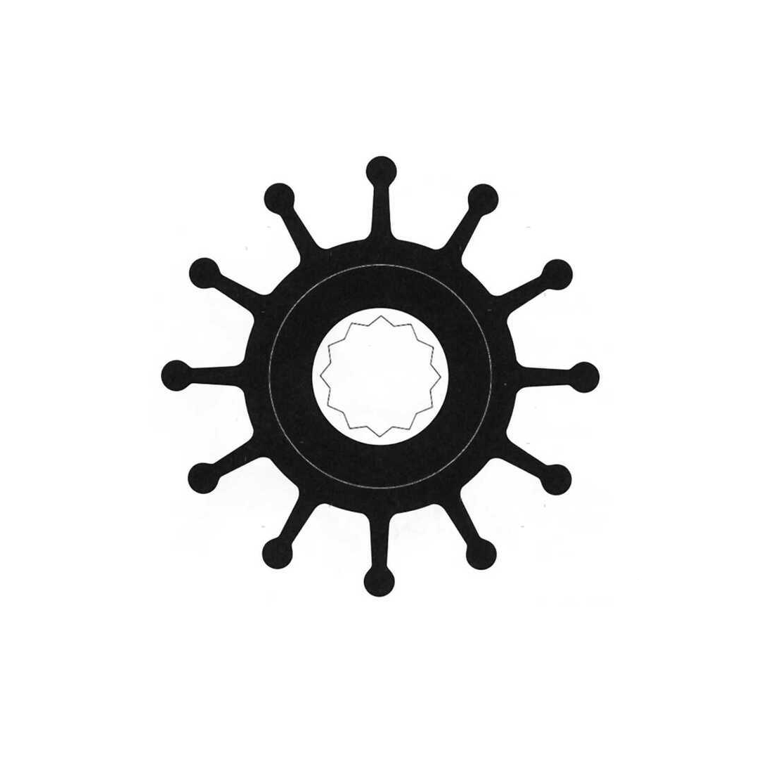 Girante originale SPX Johnson Pump di raffreddamento per motori marini Volvo Penta benzina ed entrofuoribordo serie AQ.