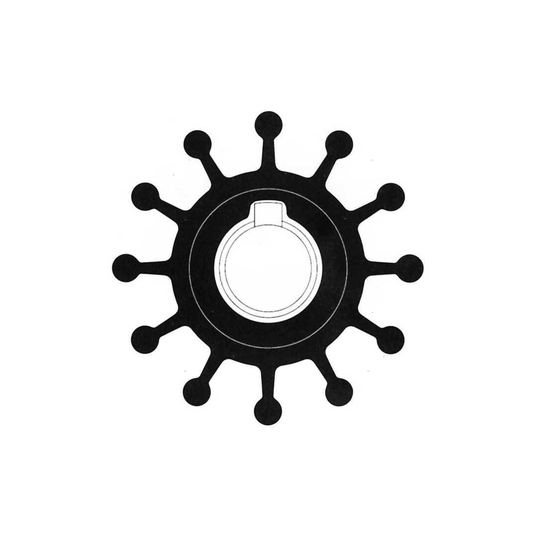 Girante originale SPX Johnson Pump di raffreddamento per motori marini Volvo Penta benzina ed entrofuoribordo serie AQ.