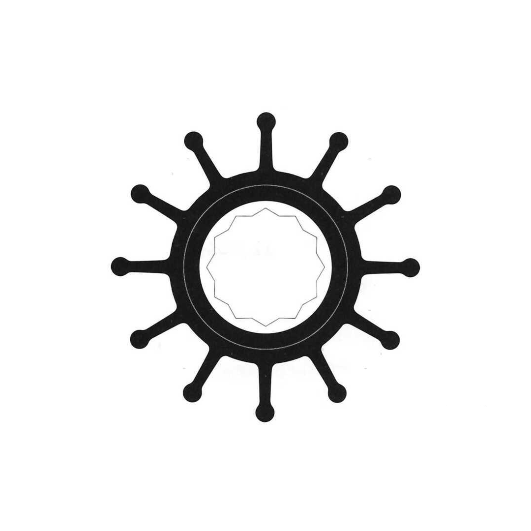 Girante originale SPX Johnson Pump di raffreddamento per motori marini Volvo Penta diesel.