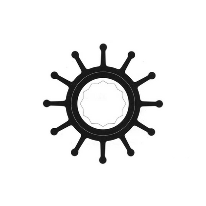 Girante originale SPX Johnson Pump di raffreddamento per motori marini Volvo Penta diesel.