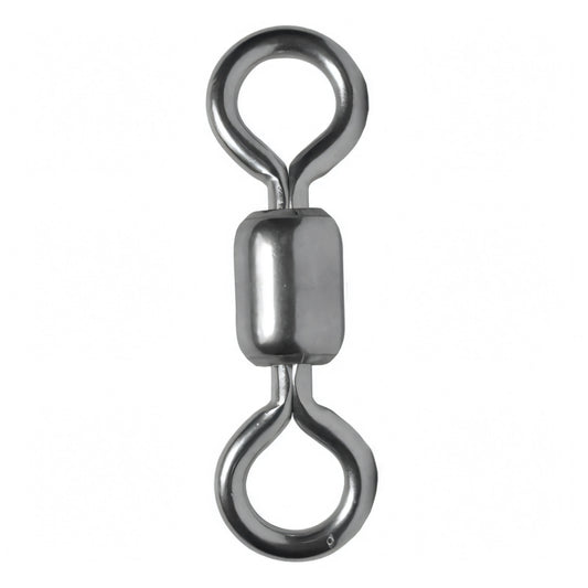 Girelle tipo crane misura 3/0 in acciaio inox color acciaio, confezione da 500 pezzi