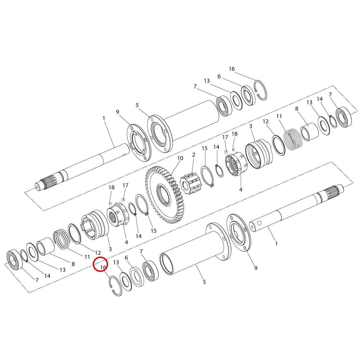 Esploso «Dispositivo di sterzata» del minitransporter Ibea IBT-3001, con la posizione 16 del ricambio P1070023