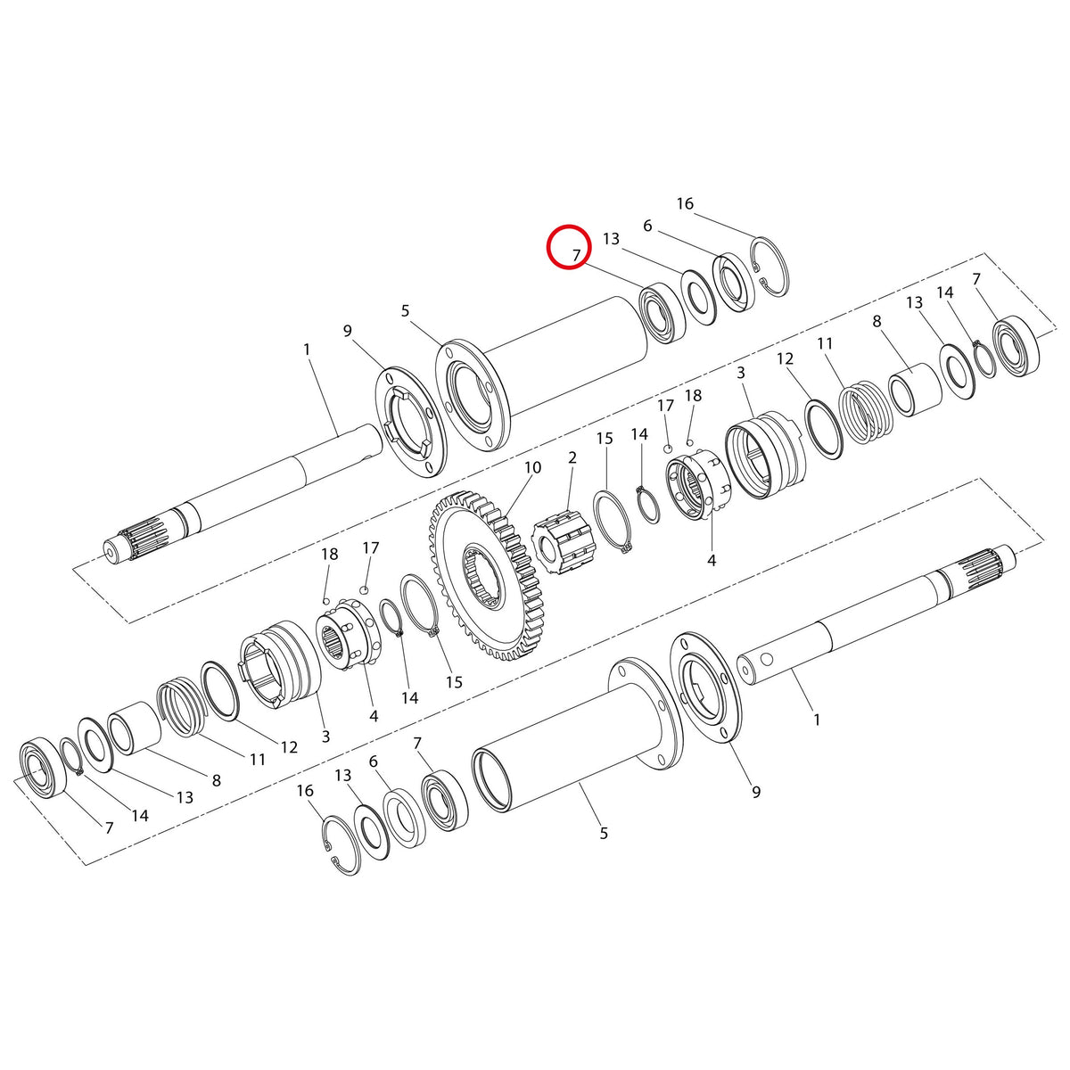 Esploso «Dispositivo di sterzata» del minitransporter Ibea IBT-3001, con la posizione 7 del ricambio P3030049