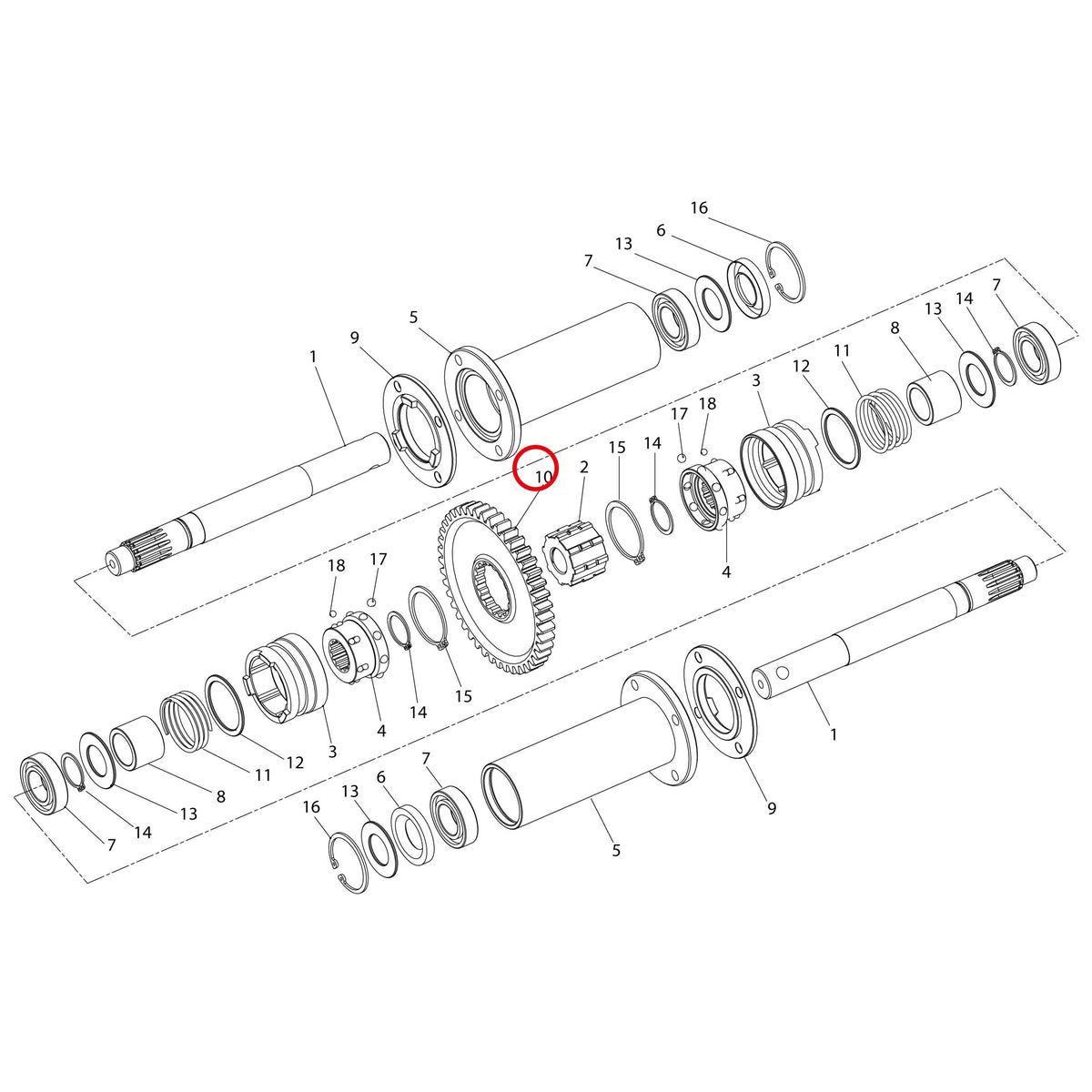 Esploso «Dispositivo di sterzata» del minitransporter Ibea IBT-3001, con la posizione 10 del ricambio P3050194