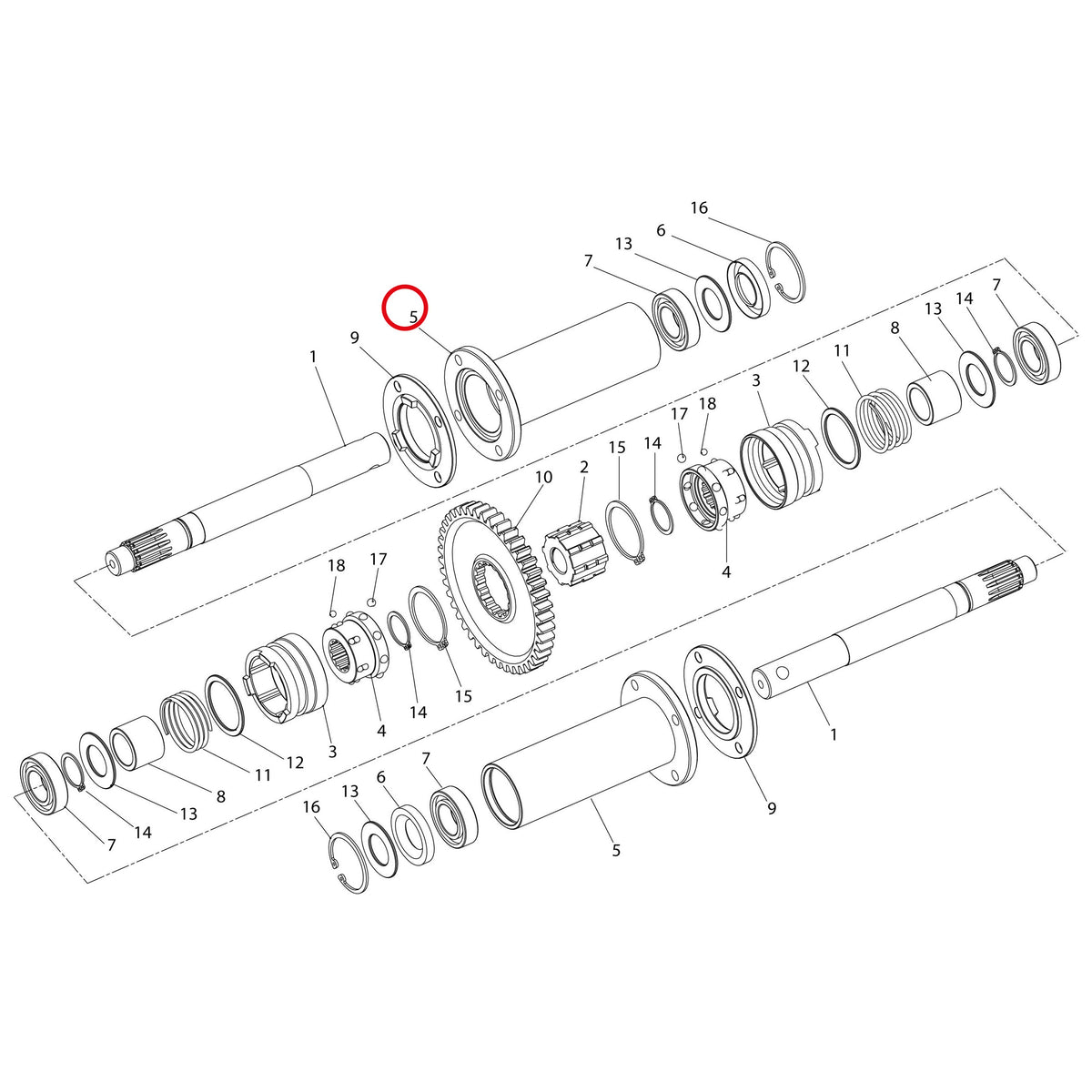 Esploso «Dispositivo di sterzata» del minitransporter Ibea IBT-3001, con la posizione 5 del ricambio P3060338ZB