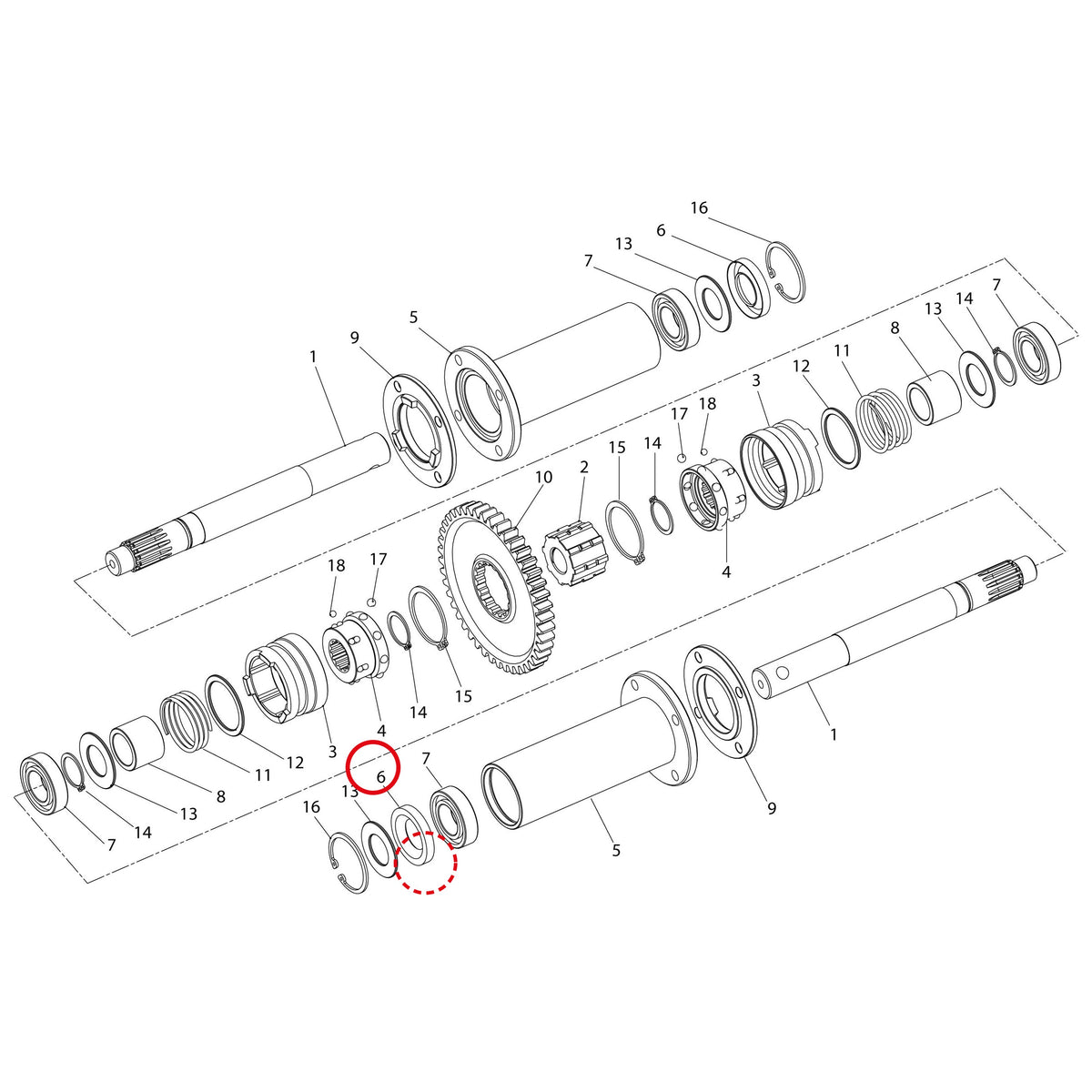 Esploso «Dispositivo di sterzata» del minitransporter Ibea IBT-3001, con la posizione 6 del ricambio P3170021
