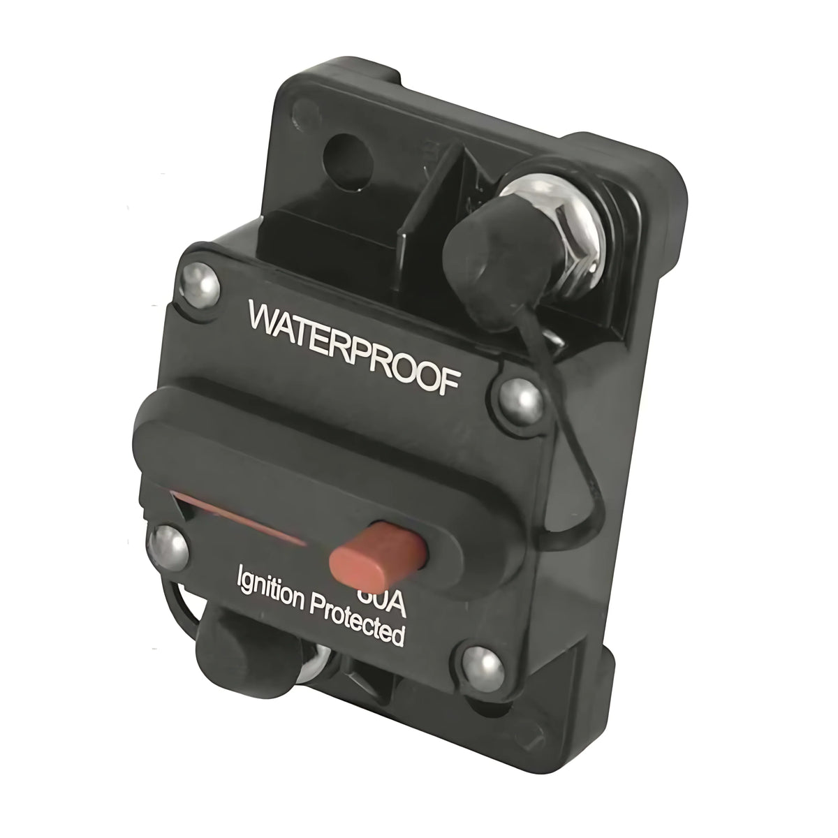 Interruttore magnetotermico Hi-Amp montaggio a superficie Waterproof IP67 Ignition Protected per nautica disponibile da 50A a 150A