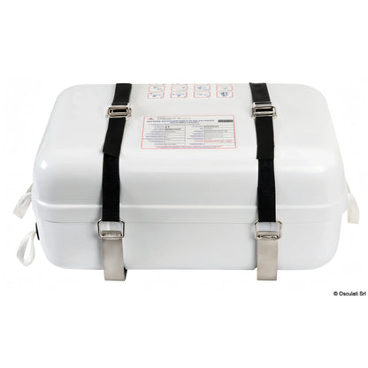 Supporto a L in inox 316 del kit porta zattera Osculati