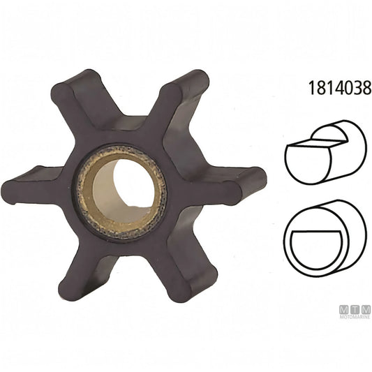 Girante pompa acqua per motori Yanmar - componente kit tagliando