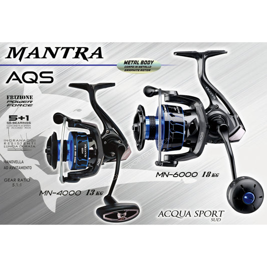Mulinello AQS Mantra MN-6000 a bobina fissa