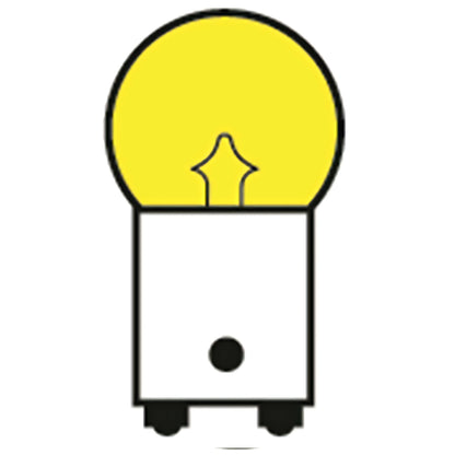 Lampadina di ricambio bipolare a bulbo piccolo per fanali di navigazione e illuminazione nautica, 12V 10W.
