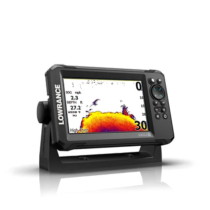 Lowrance Eagle 7 Fishfinder GPS 7" Vista Laterale Connettore Twist-Lock