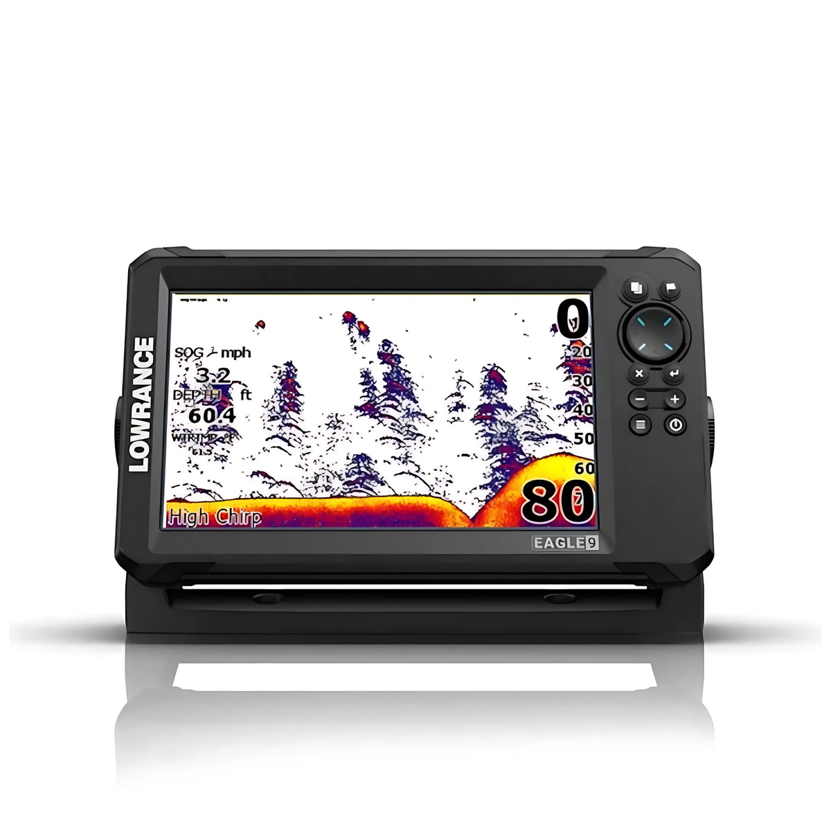 Lowrance Eagle 9 Fishfinder GPS 9" Sonar CHIRP Acque Profonde 60 metri