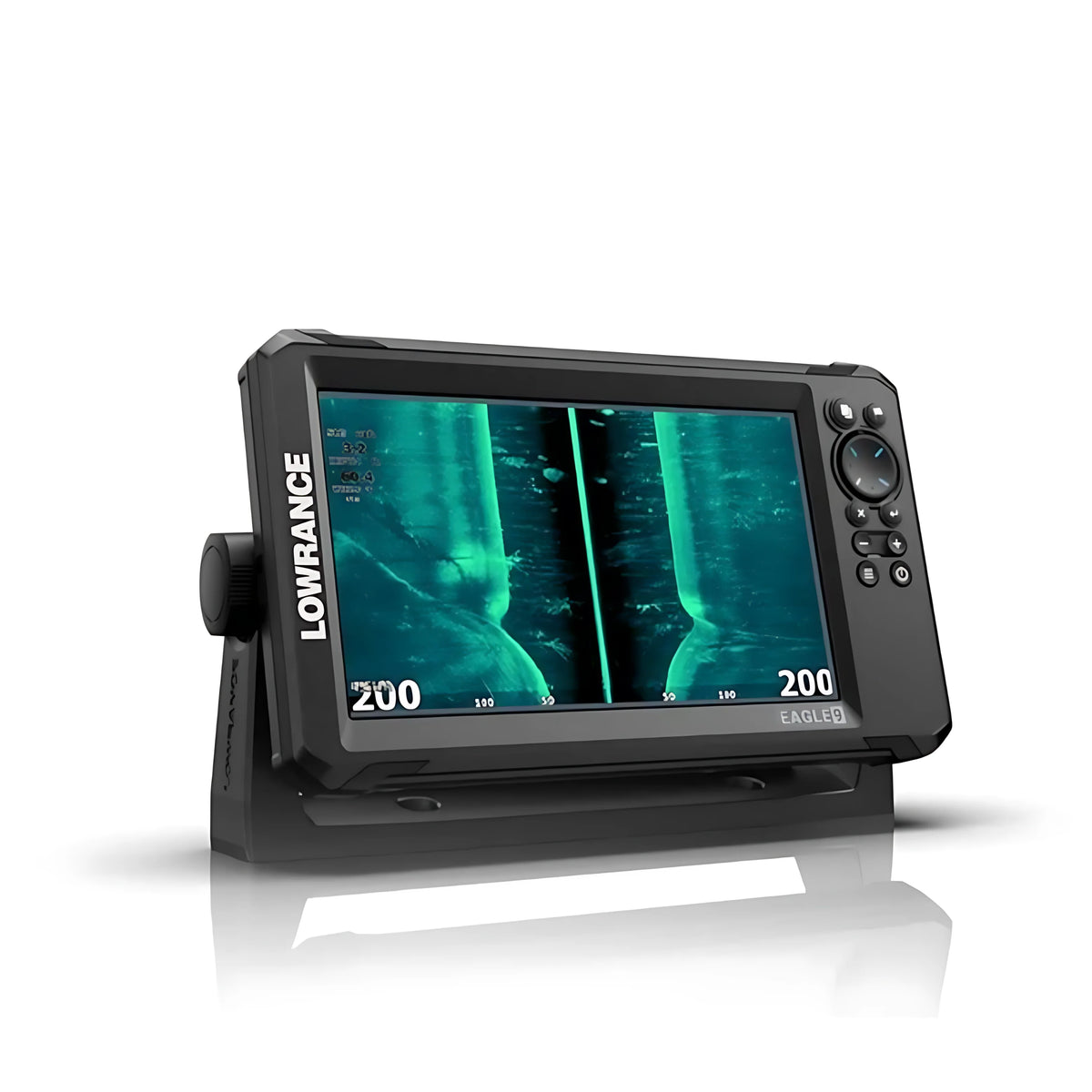 Lowrance Eagle 9 Fishfinder GPS 9" Vista 3/4 Comandi Pulsanti