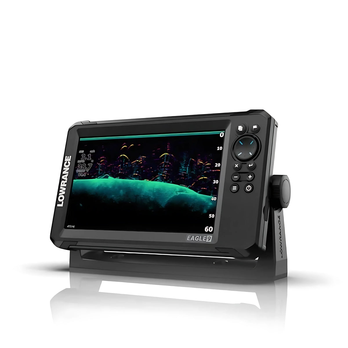 Lowrance Eagle 9 Fishfinder GPS 9" Vista Laterale Display IPS