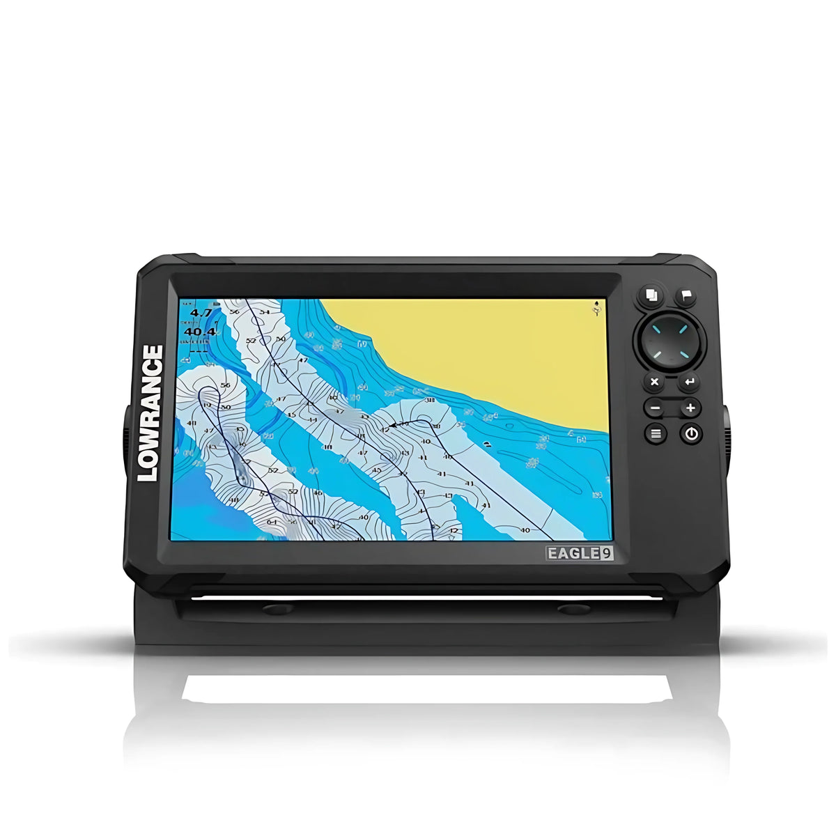 Lowrance Eagle 9 Fishfinder GPS 9" Vista Retro Logo Lowrance
