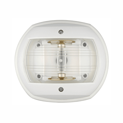 Fanale di navigazione Classic 12 con carcassa bianca, certificato per imbarcazioni fino a 12 metri.