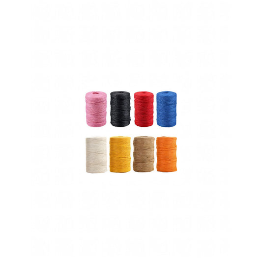 Raffia sintetica in conetto da 200 g, colore avorio