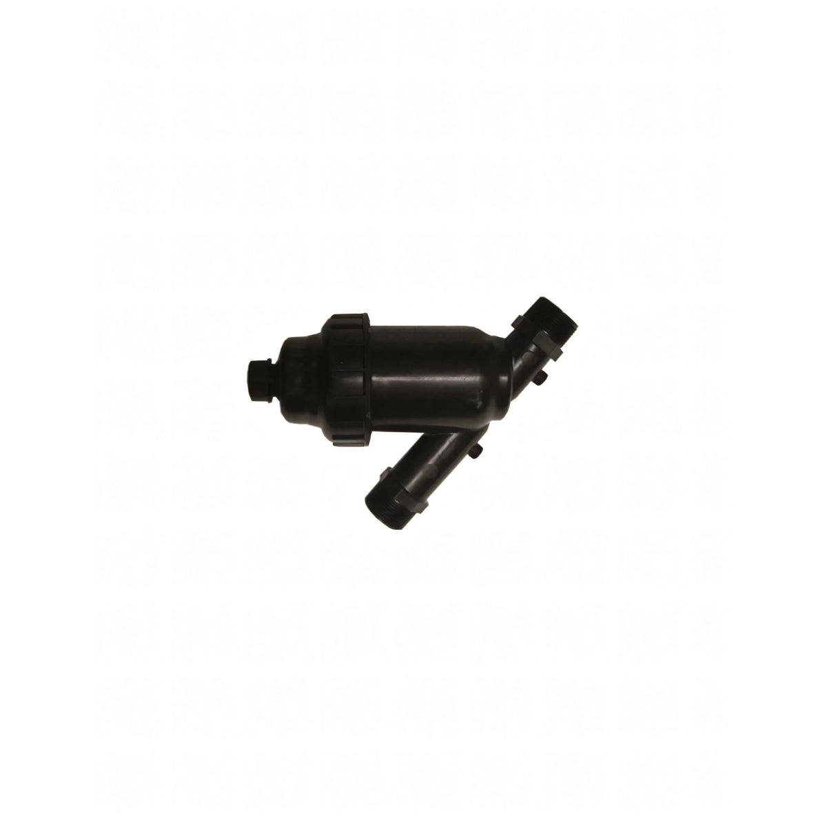Filtro in linea in polipropilene con cartuccia a rete inox, 1 pollice e 1/4