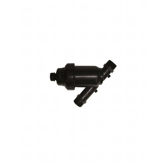 Filtro in linea in polipropilene con cartuccia a rete inox, 1 pollice e 1/4