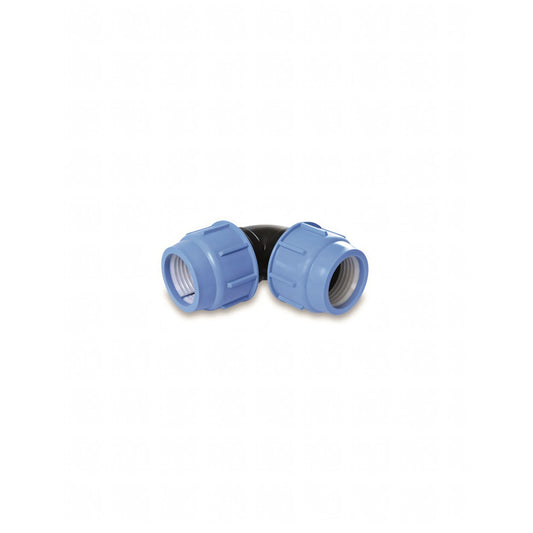 Gomito a 90° per tubo in polietilene, Ø 20x20 mm