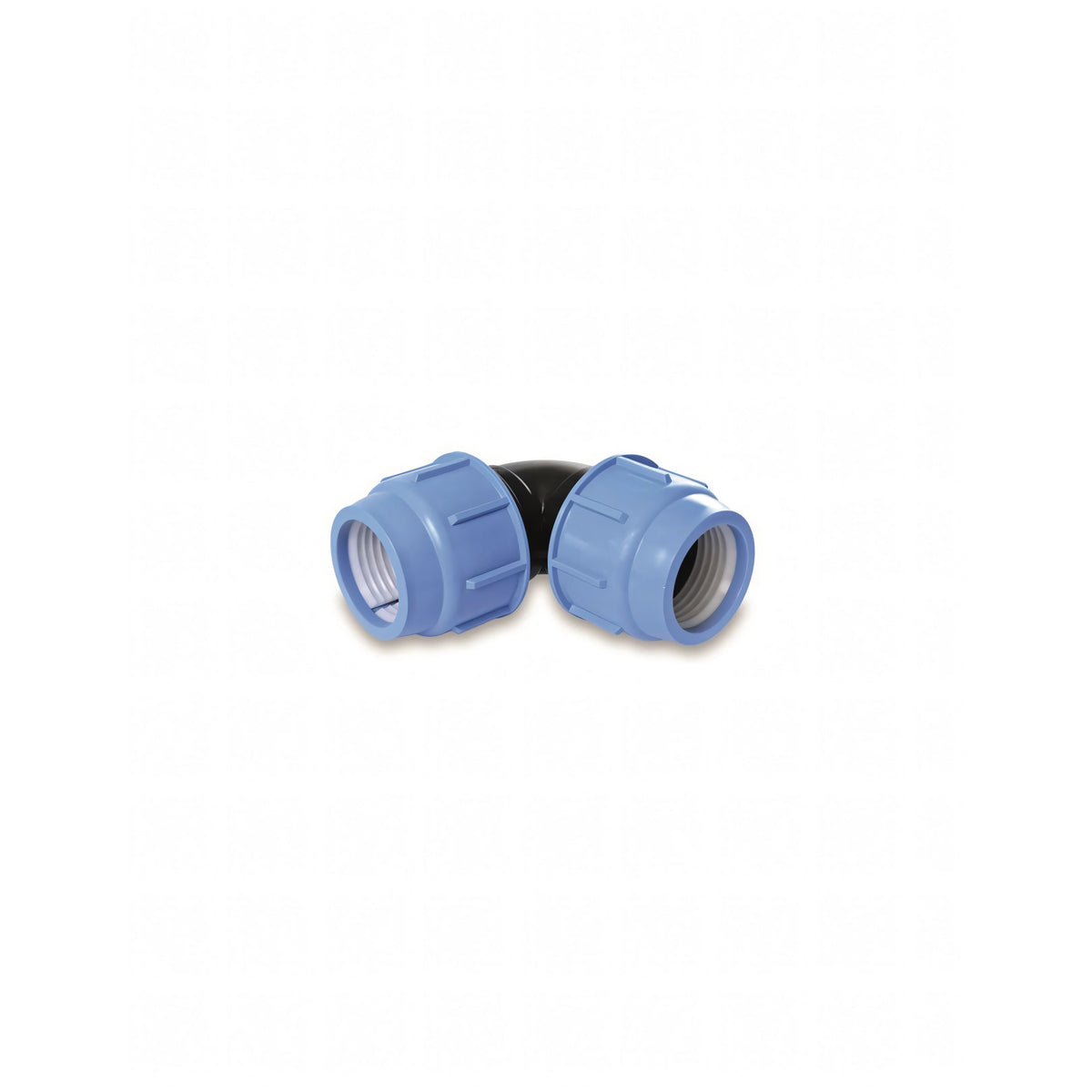 Gomito a 90° per tubo in polietilene, Ø 32x32 mm