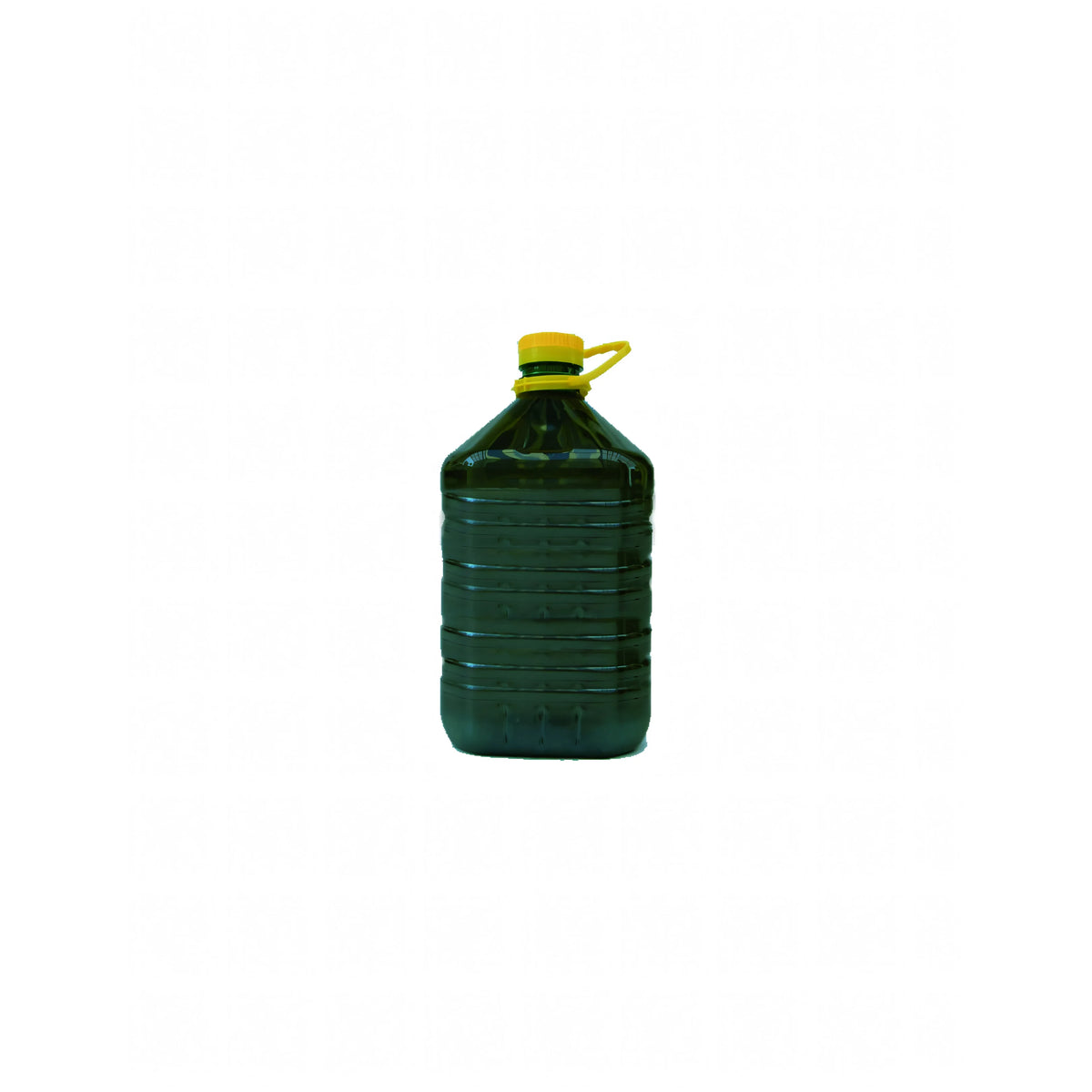Dama in PET verde con tappo a vite, 3 litri