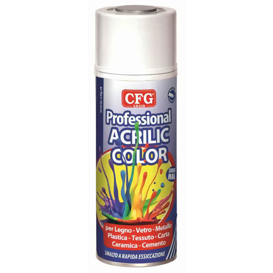 Vernice spray CFG grigio argento RAL 7001 acrilica, bomboletta 400 ml