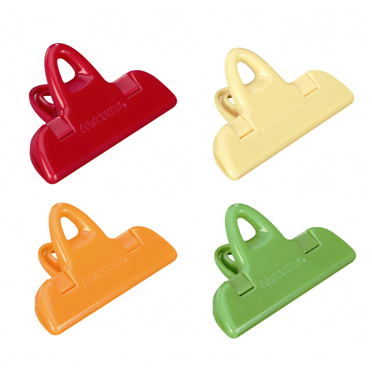 Clip per sacchetti Tescoma Presto da 7 cm, confezione da 4 pezzi
