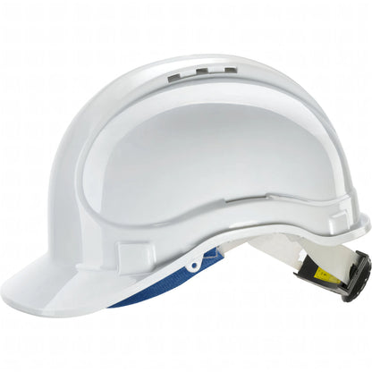 Elmetto di protezione Neri Safety E1 bianco con sottogola imbottito