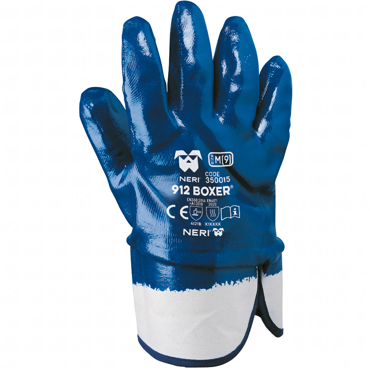 Manichetta in tela di cotone del guanto Neri Safety 912 Boxer