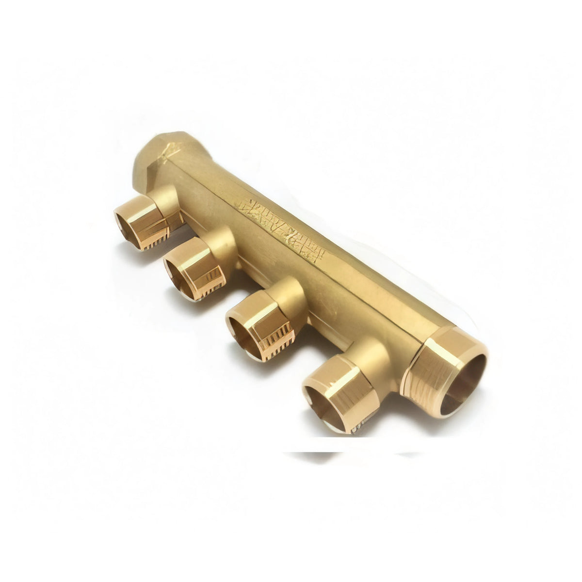 Collettore idraulico lineare 1"x1/2" a 4 uscite