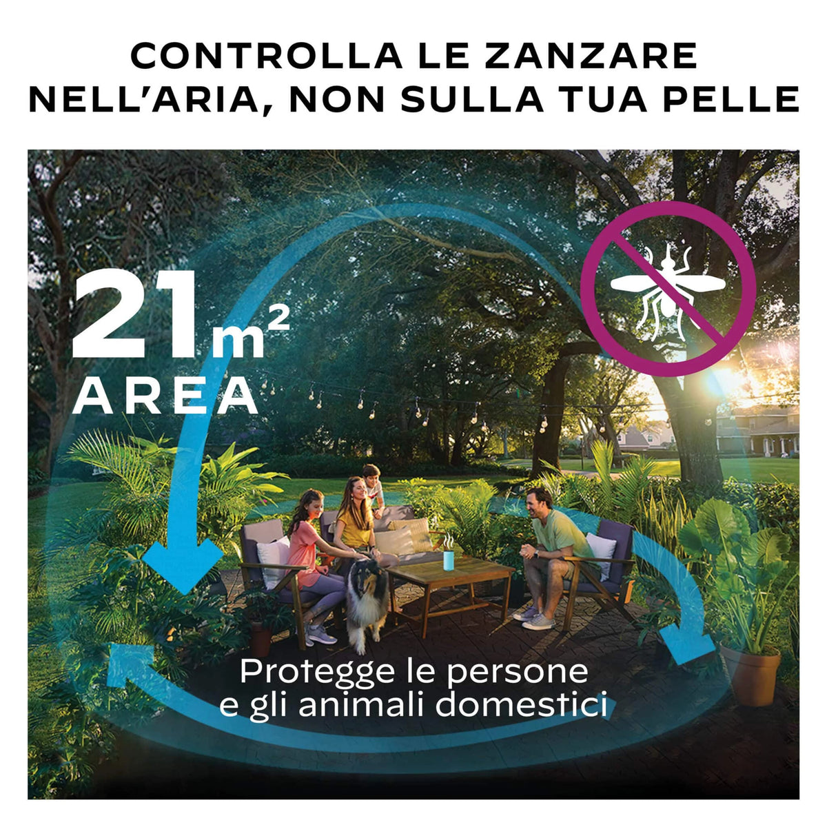 Dispositivo antizanzare Thermacell Mini Halo, dettaglio piastrina e cartuccia