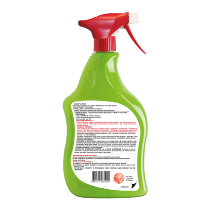 Etichetta del flacone Protect Garden Sanium con istruzioni d'uso