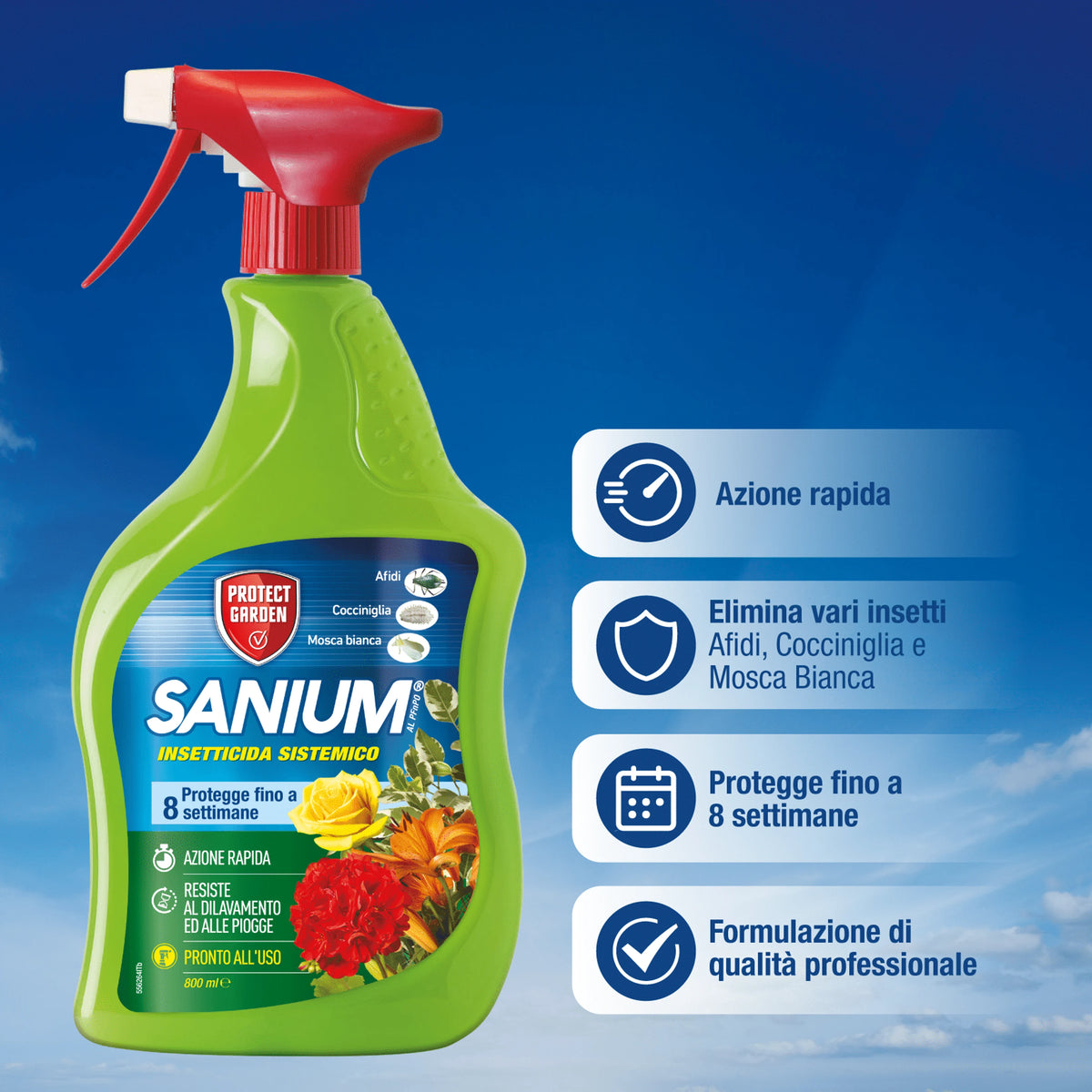 Ugello spruzzatore del flacone Protect Garden Sanium pronto all'uso