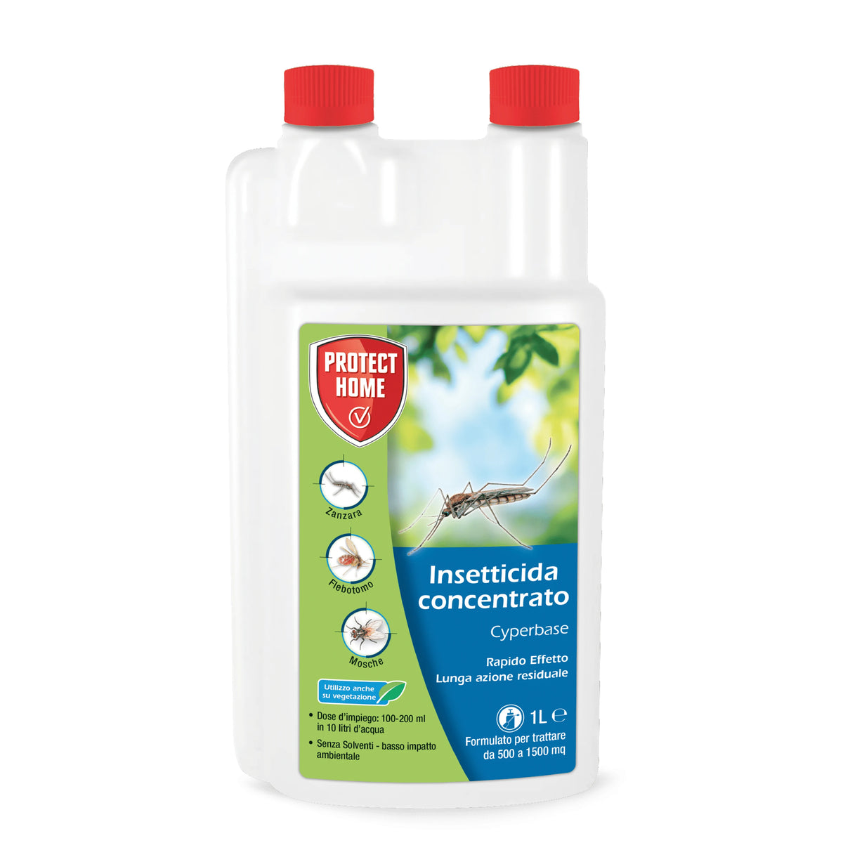 Flacone di insetticida concentrato per ambienti Protect Home Cyperbase