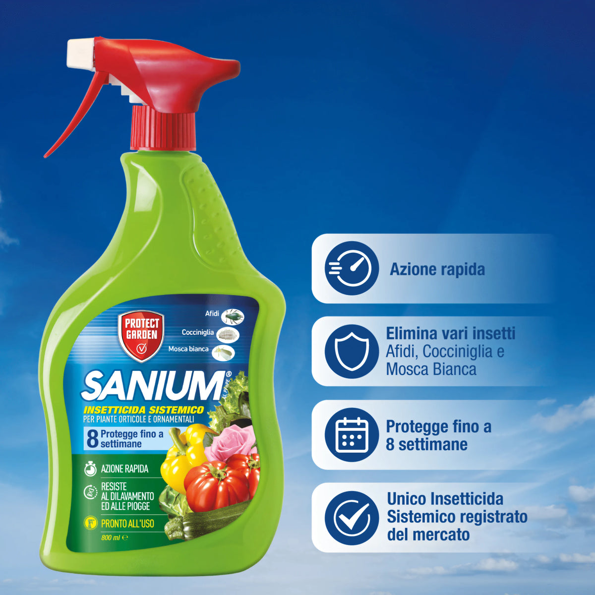 Ugello spruzzatore del flacone Protect Garden Sanium pronto all'uso