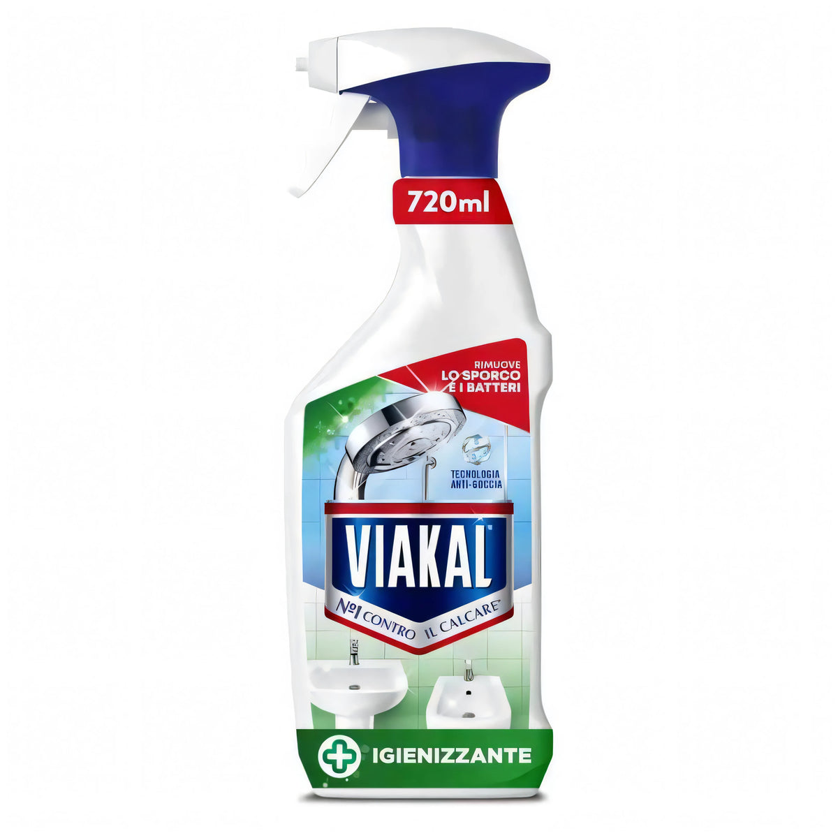 Flacone spray Viakal igienizzante per superfici 720 ml