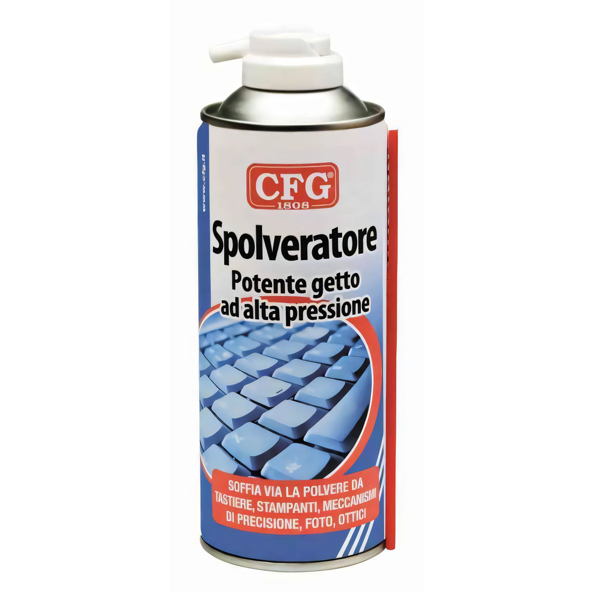 Spolveratore ad aria compressa CFG bomboletta 400 ml con tubo prolunga