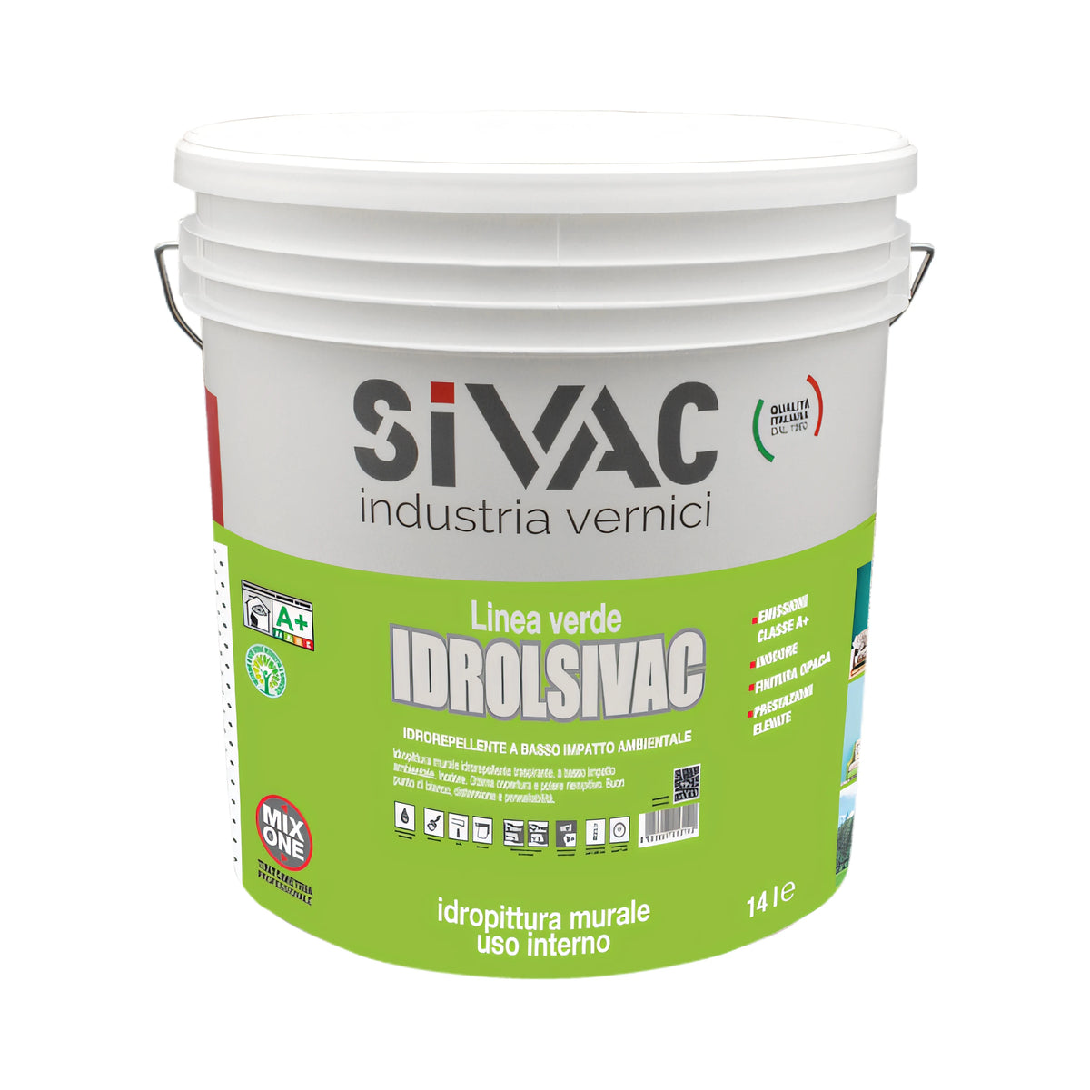 Idropittura murale SIVAC Idrolsivac bianca per interni