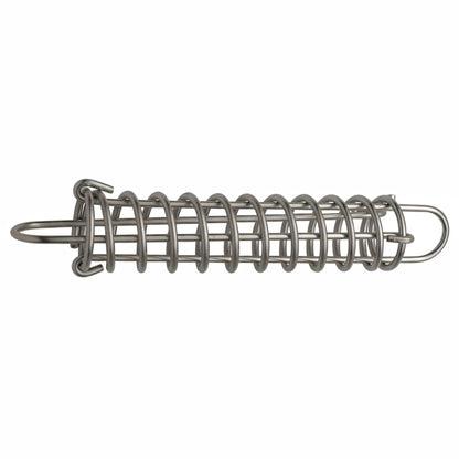 Molla da ormeggio SPRING in acciaio INOX lucidato ad alta resistenza. Garantisce assorbimento degli strattoni per ormeggio sicuro in banchina.