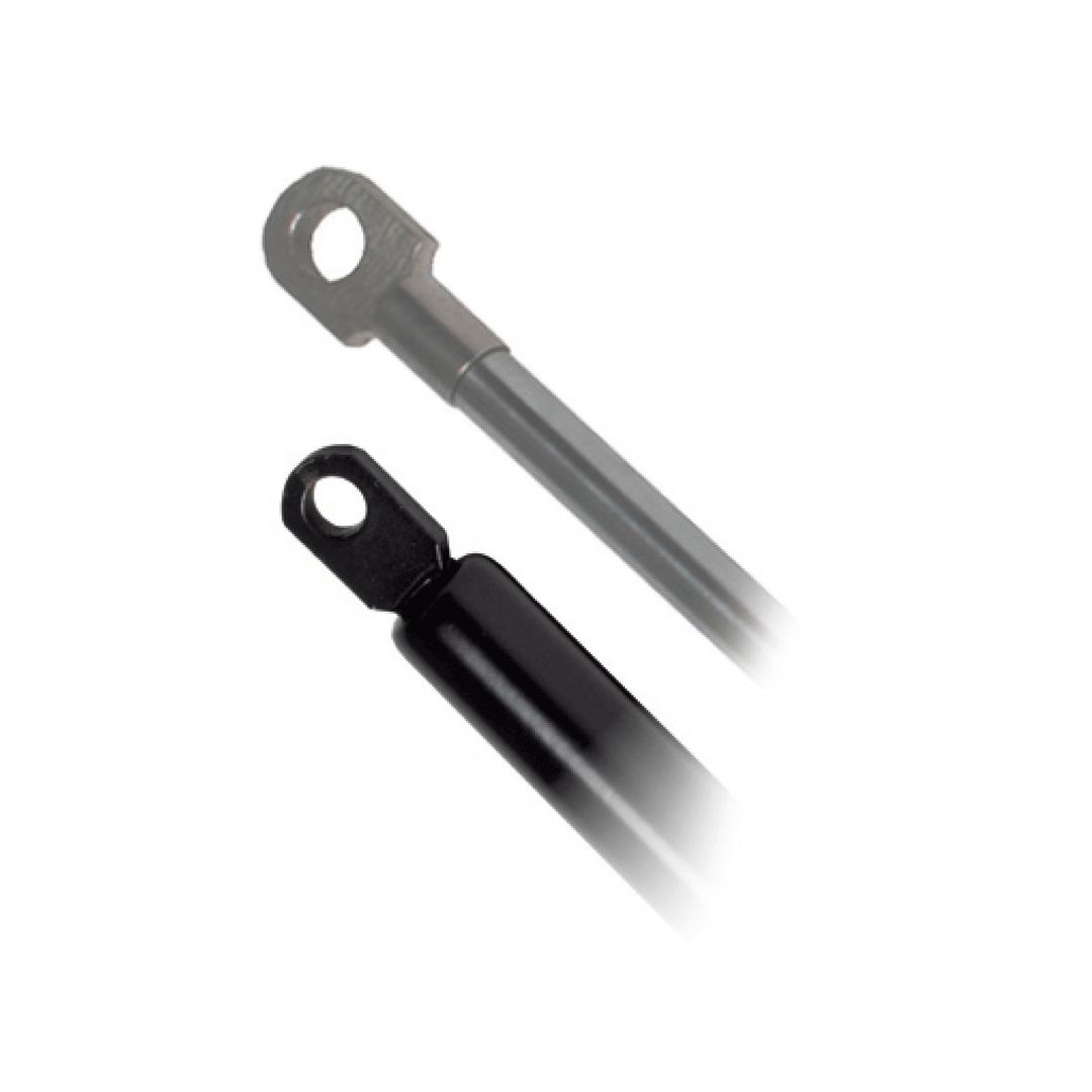 Attuatore lineare 10 kg 550 mm acciaio nero e argento con terminali ad occhiello