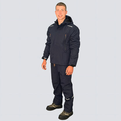 OCEAN® Outdoor High Performance, giacca impermeabile in poliestere riciclato con membrana TPU, colore blu navy